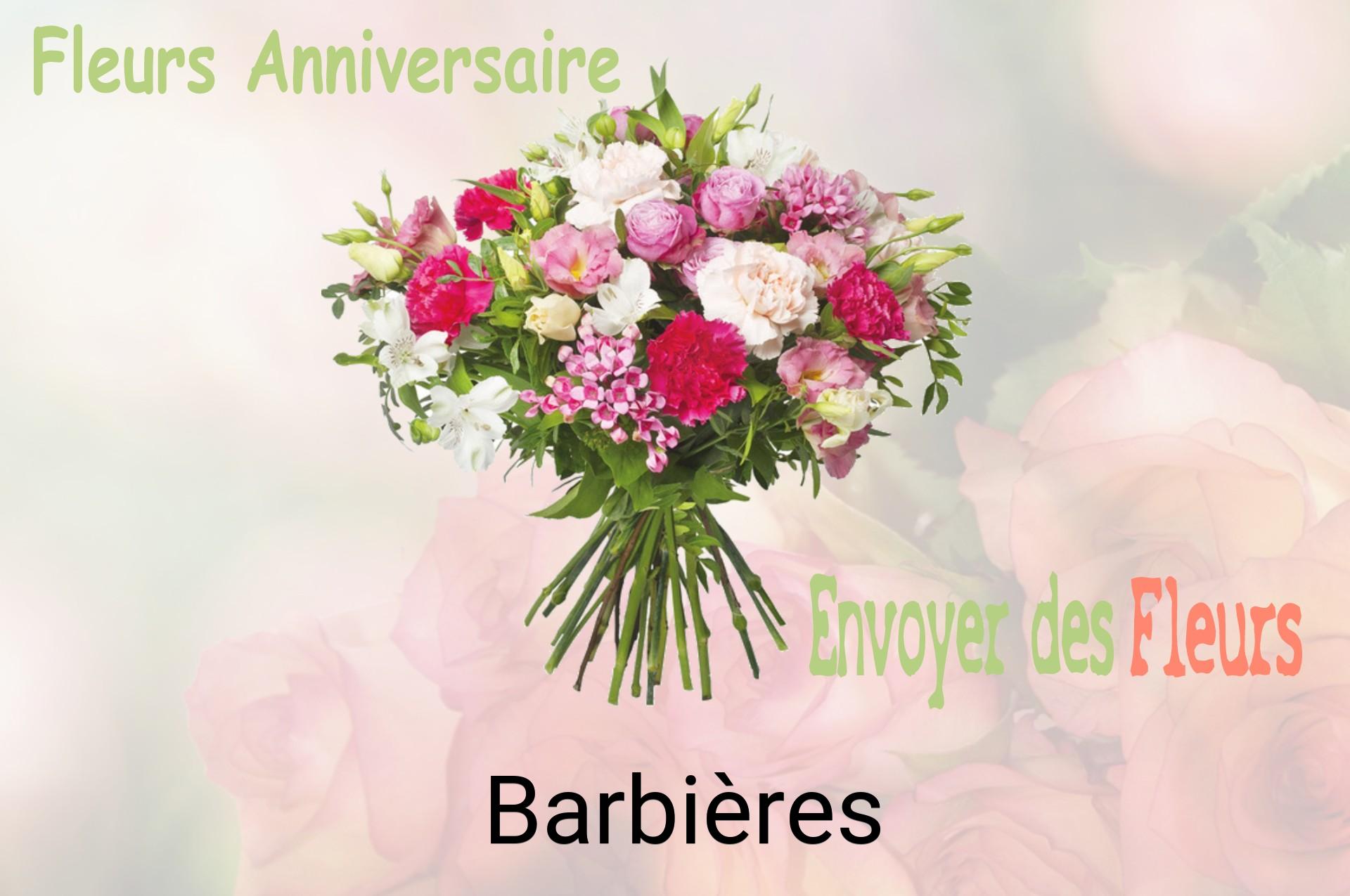 Bouquet de fleurs d’anniversaire livré à Barbières